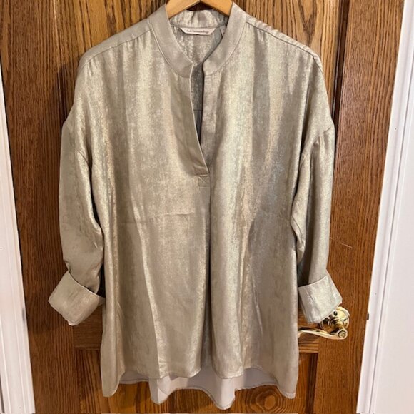 Soft Surroundings Tops - NWT Soft Surroundings Gigi Pullover Tunic Blouse Women's Holiday Summer